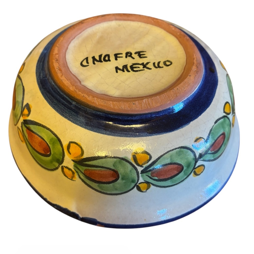 Set of 4 Mexican Pottery Nesting Bowls - Picture 7 of 16